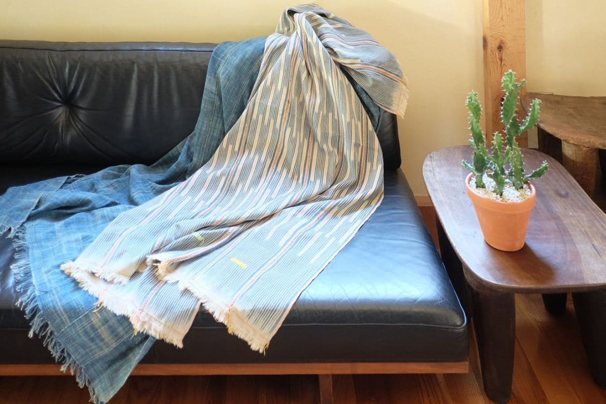 アフリカの藍染布