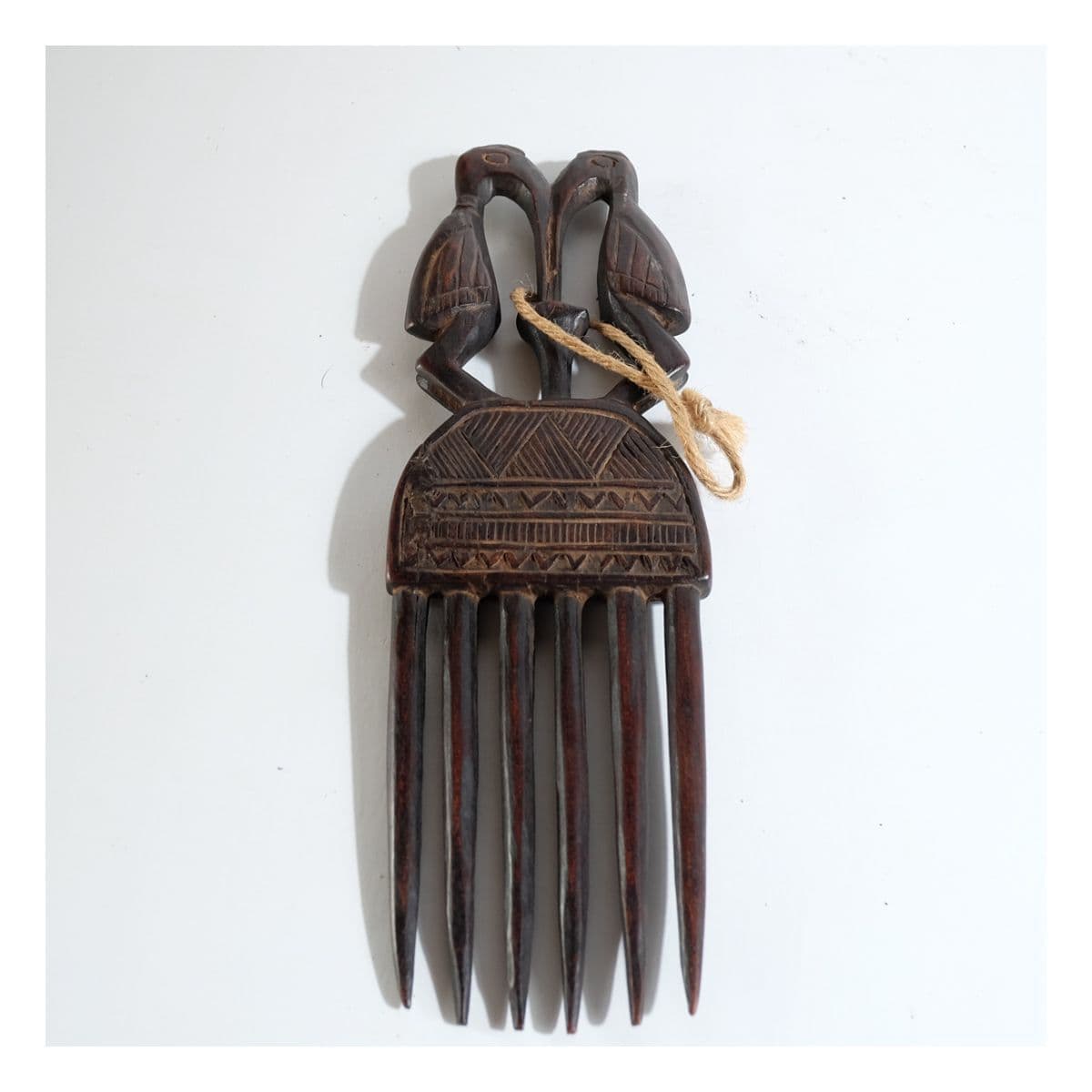 サイチョウの木製櫛